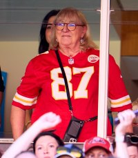 Golden Bachelor Susan Noles Bonds With Donna Kelce at Chiefs Game in Jason Jersey